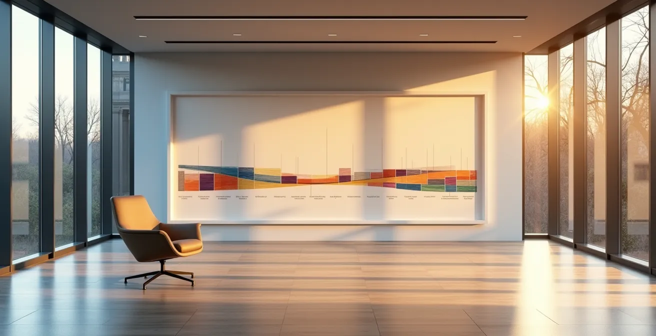 Calendrier stratégique montrant les périodes optimales pour organiser des séminaires d'entreprise