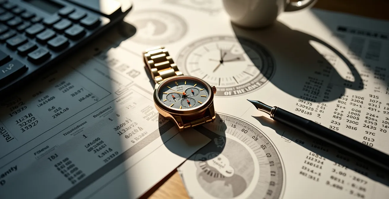 Visualisation du coût réel d'un retard pour un membre du Comex