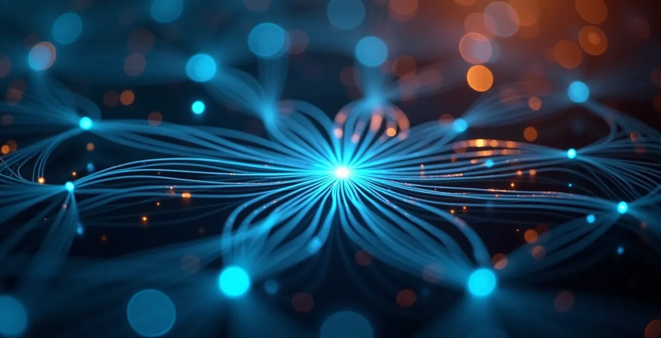 Vue macro de connexions de données représentant l'écosystème TCO voyage